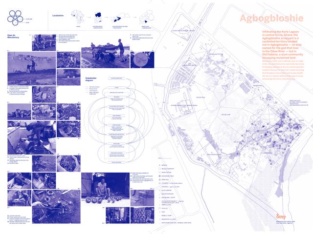 drawing Agbogbloshie Makerspace Platform site map