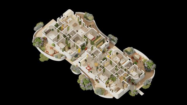 drawing Isometric cutaway