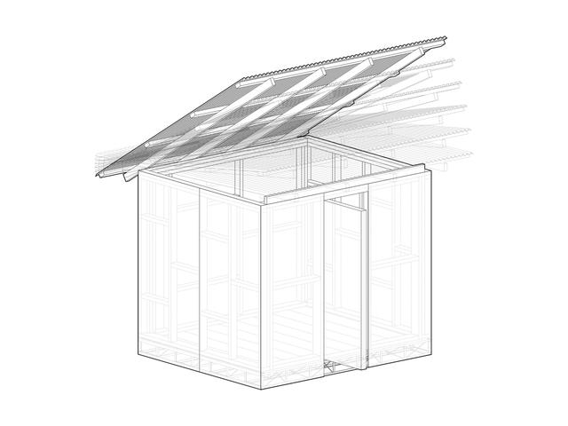 drawing Kiosk museum axo