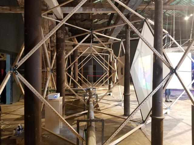 01 Ghana Pavilion Structure View